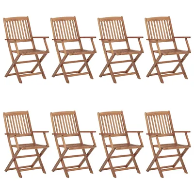 Produktbild von VidaXL 3074969, Terrasse, Gepolsterter Sitz, Akazienholz, Cremefarben, Polyester, 540 mm
