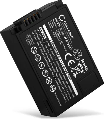 Immagine prodotto di CELLONIC 1x Batteria per Fotocamera Compatibile con Nikon Z fc, Z 50, Z 30, EN-EL25 – (1280mAh , 7.6V)