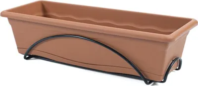 Produktbild von Blumentopf - Jardiniere 50 x 20 cm - Orange - Terrakotta - 10 L
