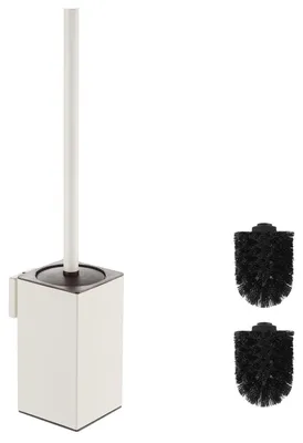 Obrázek produktu pro Držák na toaletní kartáč, nástěnný, bílý – minimalistický design