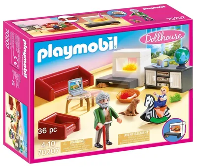Produktbild von 70207 Gemütliches Wohnzimmer Mit Lichteffekt Ab 4 Jahren Dollhouse
