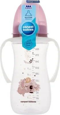 Image de Sleepy Koala Biberon Easy Start Anti-Colique Rose 12m+ pour enfants 300 - Canpol babies