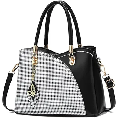 Produktbild von MODFU Henkeltasche, Umhängetasche, Handtasche, Tragetasche, Aktentasche, Tasche Damen, Schultertasche, Arbeitstasche, Messenger-Tasche