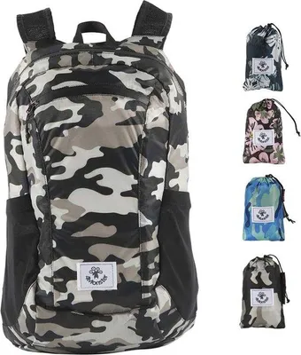 Produktbild von Famanu Faltbarer Rucksack ultraleicht - Uni, 16-24 Liter