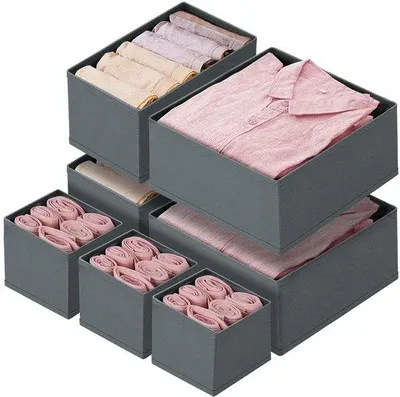 Immagine prodotto di Malm Pax - Organizer per cassetti, 7 pezzi, Organizer pieghevole per armadio, Camera da letto, Abbigliamento per neonati, Calzini, Intimo