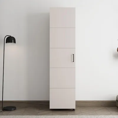 Immagine prodotto di Visby - Scarpiera, 46x33x185h cm Bianco Crema, 10 Ripiani