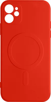 Produktbild von Magsafe Soft-touch Silikonhülle Apple iPhone 12 Mini Mag Cover Rot