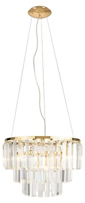 Immagine prodotto di Lampadario MONACOP dorato 9xG9x40W in metallo, dimensioni: 150x42x42 cm, IP20, Maxlight