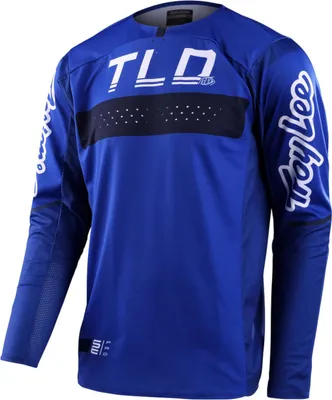 Produktbild von Troy Lee Designs Unisex Langarm Jersey SE Pro , Grid - Blau Marineblau, L