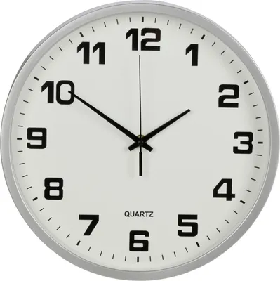 Produktbild von Wanduhr 30cm Küchenuhr Wohnzimmeruhr Baduhr Uhr Quarz Quartz Uhrwerk Bahnhofsuhr