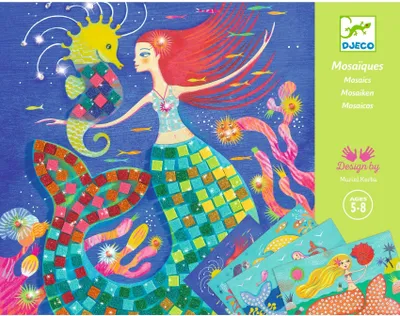 Zdjęcie produktu dla Djeco Mosaic Djeco, Syrenki - Idealna zabawka do rozwoju dzieci