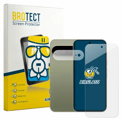 Produktbild von BROTECT Schutzglas für Google Pixel 11 Pro XL (Display+Kamera) Schutzfolie Panzer Folie Glas Display Schutz klar