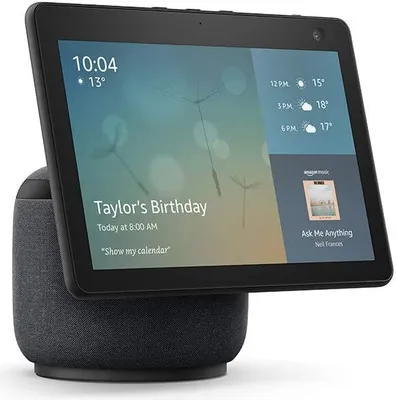 Produktbild von Amazon Echo Show 10 (3rd Gen), Amazon Alexa, Rechteck, Weiß, Englisch, Spanisch, 25,6 cm (10.1"), 13 MP