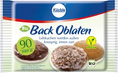 Image de Küchle rondes Oblates de cuissonØ90mm 26g - les macarons restent tendres à l'intérieur (1 paquet)