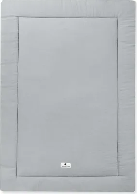 Produktbild von Julius Zöllner grau Krabbeldecke Musselin 95x135