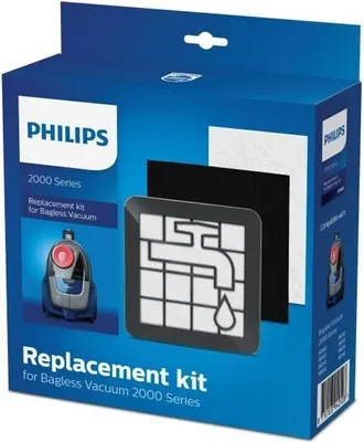 Obrázek produktu pro Sada pro údržbu prachu pro vysavače Philips řady 2000, XV1220/01, čisticí příslušenství, originální příslušenství Philips