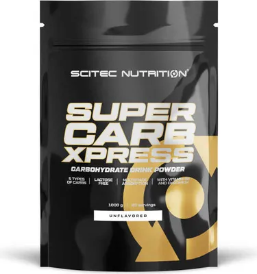 Produktbild von Scitec Nutrition SuperCarb Xpress 1000 g unflavoured / Kohlenhydrat-Komplex / 5-Komponenten-Kohlenhydratkomplex, angereichert mit Vitamin B6 und Chrom