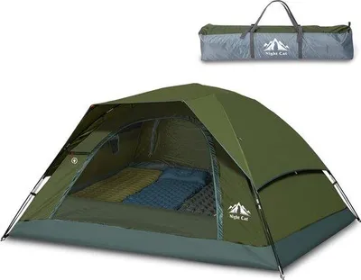 Produktbild von Zelt für 1-2 Personen, wasserdichtes Rucksackzelt, einfache Aufstellung, leichtgewichtig, ideal für Wanderungen und Ausflüge im Garten