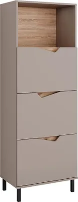 Produktbild von Kommode Vicco Marelle Grau 60 x 169.5 cm mit 4 Fächern, Model 57875