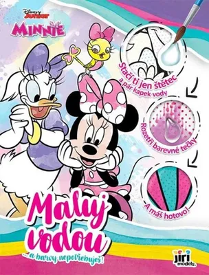 Image de Minnie - Coloriage à l'eau A4