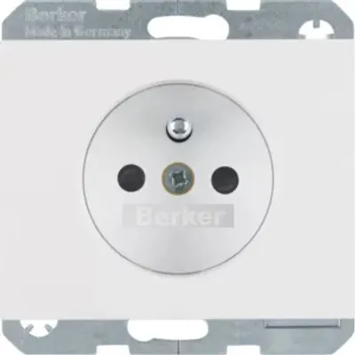 Zdjęcie produktu dla Berker 6765757009, Typu E, 2P+E, Biały, Termoplastyczny, 250 V, 16 A