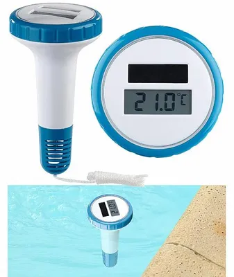 Image de infactory Thermomètre à eau solaire