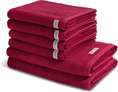 Produktbild von Ross Selection 4 X Handtuch 2 X Duschtuch im Set Weiche Frottee-Qualität für besten Komfort, Hohe Saugkraft und schnelle Trocknung, Stilvolles Design mit gewebter Bordüre