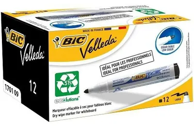 Produktbild von BIC Board Marker Bullet Tip, Schwarz