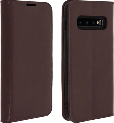 Image de Business Cuir Cover, Housse de protection avec porte-monnaie pour Galaxy S10 Plus - Marron