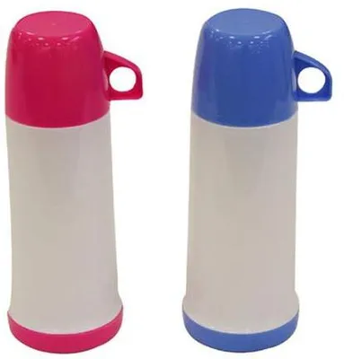 Produktbild von AXENTIA Isolierflasche 0,50 Liter farbig sortiert mit Trinkbecher