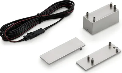 Produktbild von NABER 7061208 PROVA Verbindungseckelement 90° in EDELSTAHLFARBIG / Leuchtenzubehör / Eckverbindung