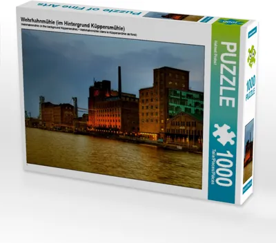 Produktbild von Calvendo Wehrhahnmühle (im Hintergrund Küppersmühle) 1000 Teile Puzzle quer 640x480mm, Probst Helmut; 7325662