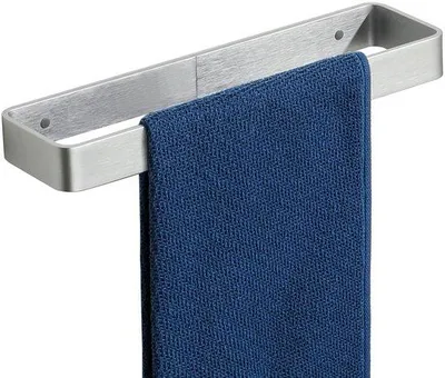 Zdjęcie produktu dla Samoprzylepny wieszak na ręczniki 30 cm, aluminiowy, do łazienki