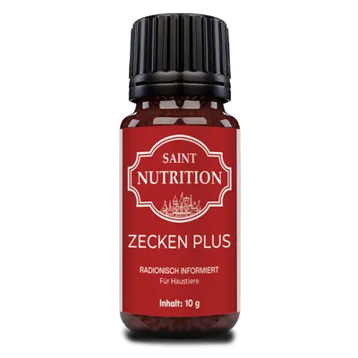 Produktbild von Saint Nutrition® Zecken Plus Kügelchen - zum Schutz vor Zeckenbefall – für Hunde und Katzen – Zeckenschutz Hund – keine Zecken – Zecken - Zecken Hund