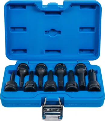Produktbild von BGS 5482 Kraft-Biteinsatz-Set, Innenvielzahn M4-16, 12,5 (1/2), 9-tlg.