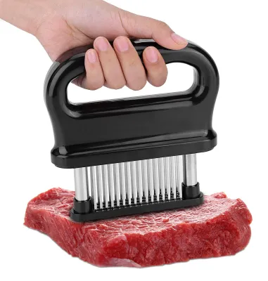 Fleischklopfer aus Edelstahl, 48 Nadeln, Steak-Zartmacher