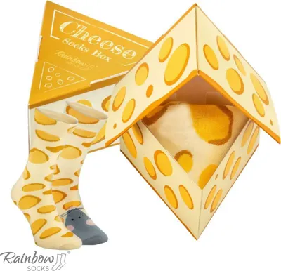 Obrázok produktu pre Ponožky so syrom a myšou Ponožky so syrom a myšou EU 36-40