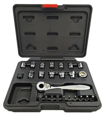 Produktbild von Steckschlüsselsatz, 25-teilig, 1/4"