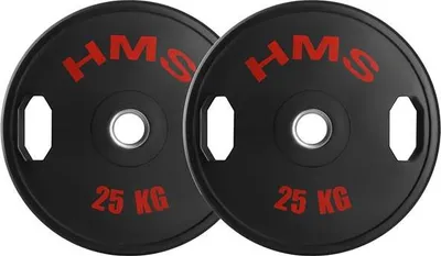 Produktbild von Olympia Hantelscheiben 2x25KG Gummiert - HMS Fitness