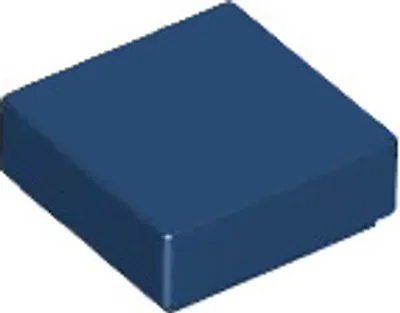 Image de 1 pièce LEGO, pièce c. 3070 en bleu foncé