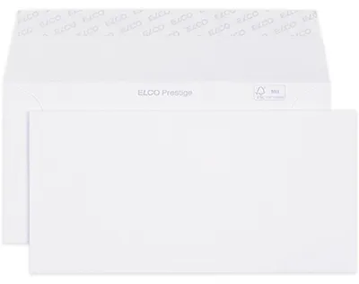 Produktbild von Elco Briefumschläge DIN lang+ ohne Fenster haftklebend - Briefumschläge