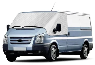 Immagine prodotto di Copertura per parabrezza per Ford Transit MK7 dal 2000 al 2014 - Protezione solare, neve e ghiaccio