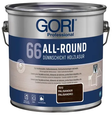 Produktbild von GORI Professional 66 ALL-ROUND, Dünnschicht-Holzlasur, palisander, 2,5 l