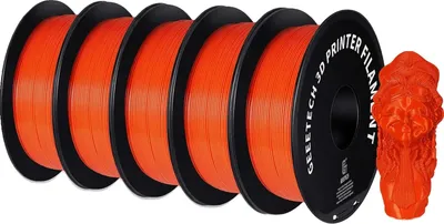 Obrázek produktu pro 3D filament, materiál PETG, průměr 1,75 mm, oranžový