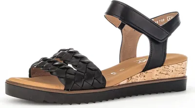 Produktbild von Gabor (0) Keilsandaletten Damen 31393931333731 Schwarz 39 EU