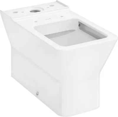 Produktbild von hansgrohe EluPura Original Q Stand-WC, für Spülkasten, SmartClean, horizontaler/vertikaler Abgang, AquaChannel Flush, 360x640mm, 61177450