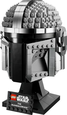 Produktbild von LEGO Star Wars Mandalorianer Helm Modell, Sammlerstück Zimmer-Deko und ein tolles Geschenk für Erwachsene, Bausatz, Männer, Frauen, Mama, Papa, Sammler-Geschenkidee 75328