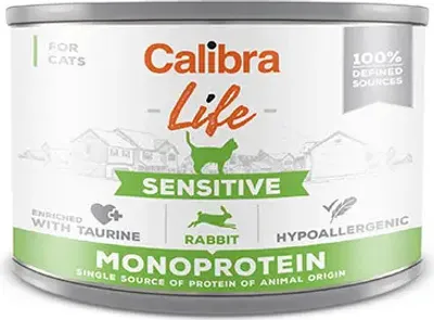 Image de Calibra Cat Life Sensitive Rabbit Dose 6X200Gr