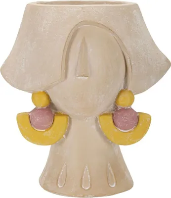 Produktbild von Mauro Ferretti Vase Elegant 24,5x20,5x26 cm creme