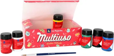 Immagine prodotto di Tempera La Pajarita Colorata 35 ml (6 pezzi)